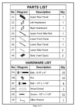 Preview for 4 page of Furniture of America CM1957 Assembly Instructions Manual