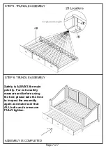 Preview for 7 page of Furniture of America CM1957 Assembly Instructions Manual