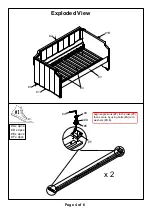 Preview for 4 page of Furniture of America CM1960 Assembly Instructions Manual