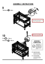 Preview for 12 page of Furniture of America CM2527 Assembly Instructions Manual