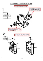 Preview for 7 page of Furniture of America CM2604 Assembly Instructions Manual