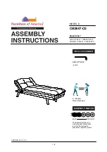 Preview for 1 page of Furniture of America CM2607-CE Assembly Instructions Manual