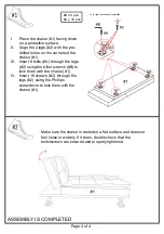 Preview for 4 page of Furniture of America CM2677-CE Assembly Instructions