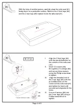 Preview for 4 page of Furniture of America CM2706 Assembly Instructions Manual