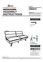 Furniture of America CM2819 Assembly Instructions Manual preview