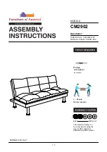 Furniture of America CM2902 Assembly Instructions Manual preview