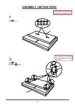 Preview for 6 page of Furniture of America CM2902 Assembly Instructions Manual