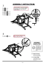 Preview for 9 page of Furniture of America CM3001PT-5PK Assembly Instructions Manual