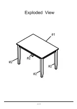 Preview for 6 page of Furniture of America CM3001T-5PK Assembly Instructions Manual