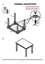 Preview for 7 page of Furniture of America CM3001T-5PK Assembly Instructions Manual