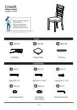 Preview for 8 page of Furniture of America CM3001T-5PK Assembly Instructions Manual