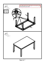 Предварительный просмотр 4 страницы Furniture of America CM3010T-7PK Assembly Instructions Manual