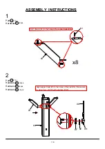 Preview for 7 page of Furniture of America CM3018PT Assembly Instructions Manual