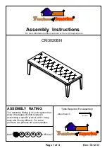 Preview for 1 page of Furniture of America CM3020BN Assembly Instructions