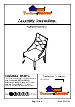 Preview for 1 page of Furniture of America CM3020SC-2PK Assembly Instructions