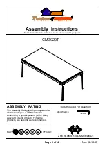 Furniture of America CM3020T Assembly Instructions preview