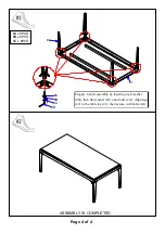 Preview for 4 page of Furniture of America CM3020T Assembly Instructions