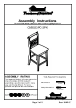 Furniture of America CM3023PC-2PK Assembly Instructions preview