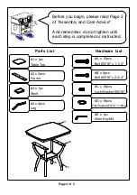 Preview for 3 page of Furniture of America CM3023PT Assembly Instructions