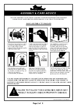 Preview for 2 page of Furniture of America CM3023SC Assembly Instructions