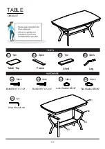 Preview for 5 page of Furniture of America CM3023T Assembly Instructions Manual