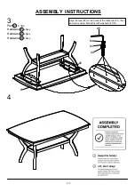 Preview for 7 page of Furniture of America CM3023T Assembly Instructions Manual