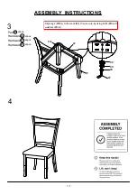 Предварительный просмотр 7 страницы Furniture of America CM3024SC-2PK Assembly Instructions Manual