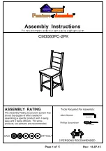 Furniture of America CM3060PC-2PK Assembly Instructions preview