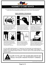 Preview for 2 page of Furniture of America CM3060PC-2PK Assembly Instructions