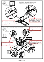 Preview for 4 page of Furniture of America CM3060PC-2PK Assembly Instructions