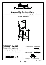 Furniture of America CM3061PC-2PK Assembly Instructions preview