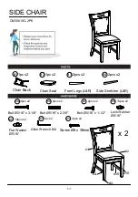 Preview for 5 page of Furniture of America CM3061SC-2PK Assembly Instructions Manual