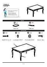 Preview for 5 page of Furniture of America CM3109T Assembly Instructions Manual