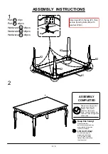 Preview for 6 page of Furniture of America CM3109T Assembly Instructions Manual