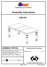 Furniture of America CM3122T Assembly Instructions preview