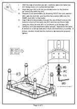 Preview for 4 page of Furniture of America CM3122T Assembly Instructions