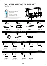 Preview for 5 page of Furniture of America CM3129PT-4PK Assembly Instructions Manual