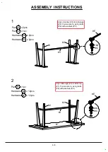 Preview for 6 page of Furniture of America CM3129PT-4PK Assembly Instructions Manual