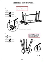 Preview for 7 page of Furniture of America CM3129PT-4PK Assembly Instructions Manual