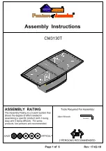 Preview for 1 page of Furniture of America CM3130T Assembly Instructions Manual