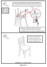 Preview for 5 page of Furniture of America CM3135SC-2PK Assembly Instructions