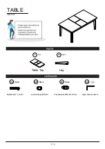 Preview for 5 page of Furniture of America CM3142T Assembly Instructions Manual