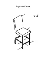 Предварительный просмотр 8 страницы Furniture of America CM3143PT-5PK Assembly Instructions Manual