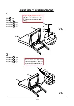 Предварительный просмотр 9 страницы Furniture of America CM3143PT-5PK Assembly Instructions Manual