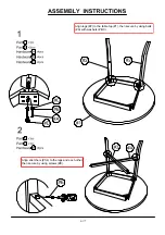 Preview for 6 page of Furniture of America CM3148RT Assembly Instructions Manual