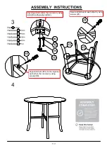 Preview for 7 page of Furniture of America CM3148RT Assembly Instructions Manual