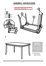 Preview for 6 page of Furniture of America CM3148T Assembly Instructions Manual