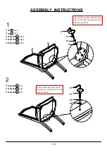 Preview for 7 page of Furniture of America CM3150AC-2PK Assembly Instructions Manual