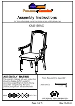 Furniture of America CM3150AC Assembly Instructions preview