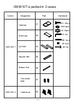 Preview for 7 page of Furniture of America CM3150T Assembly Instructions Manual